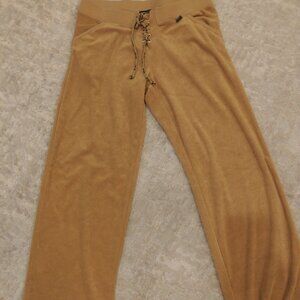 Vintage BCBG Maxazria mustard brown low rise leisure pants size S